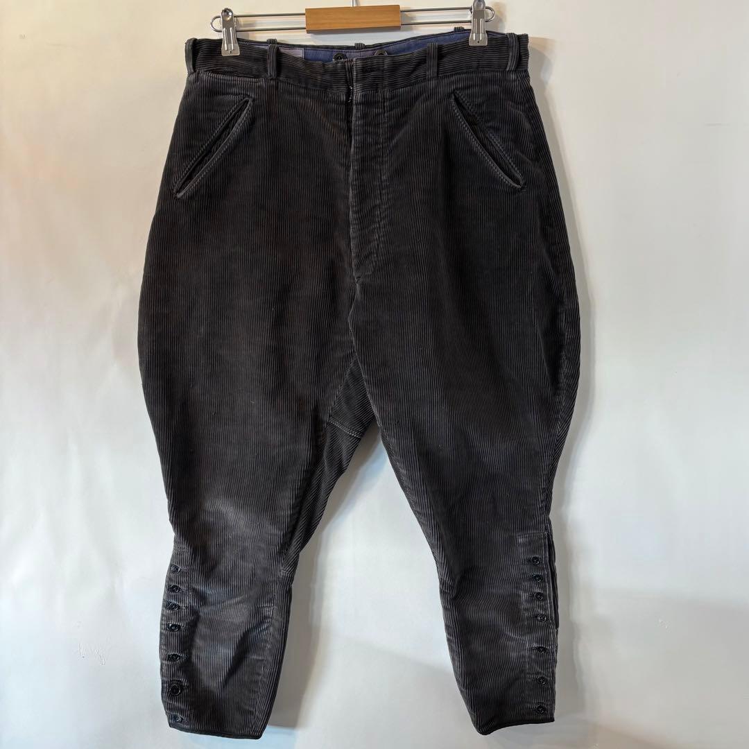 50s フレンチ ヴィンテージ コーデュロイジョッパーズパンツ ユーロワーク