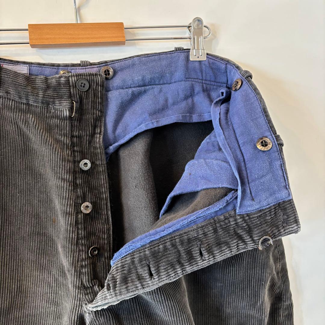 50s フレンチ ヴィンテージ コーデュロイジョッパーズパンツ ユーロワーク