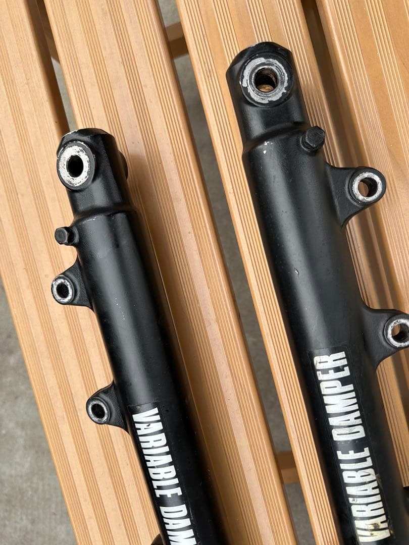 RZ250R フロントフォーク　左右　ブラック　レストア　フロント　フォーク