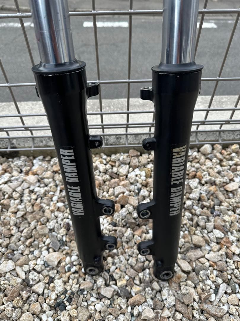 RZ250R フロントフォーク　左右　ブラック　レストア　フロント　フォーク