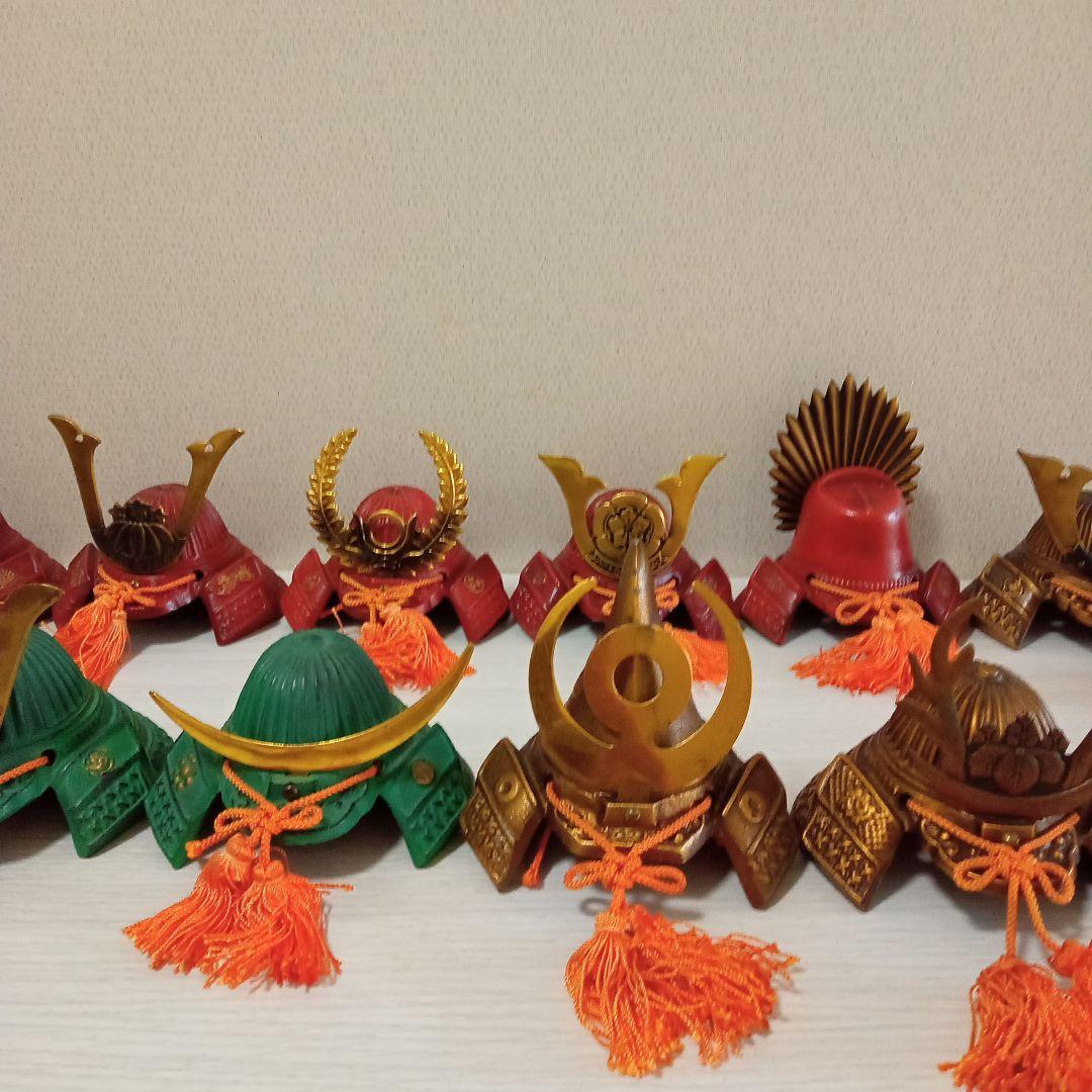 ミニ兜　戦国武将　12個セット　C-85