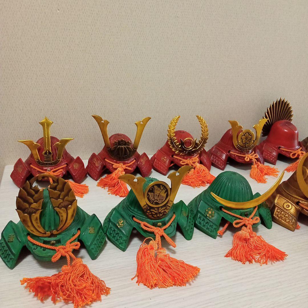 ミニ兜　戦国武将　12個セット　C-85