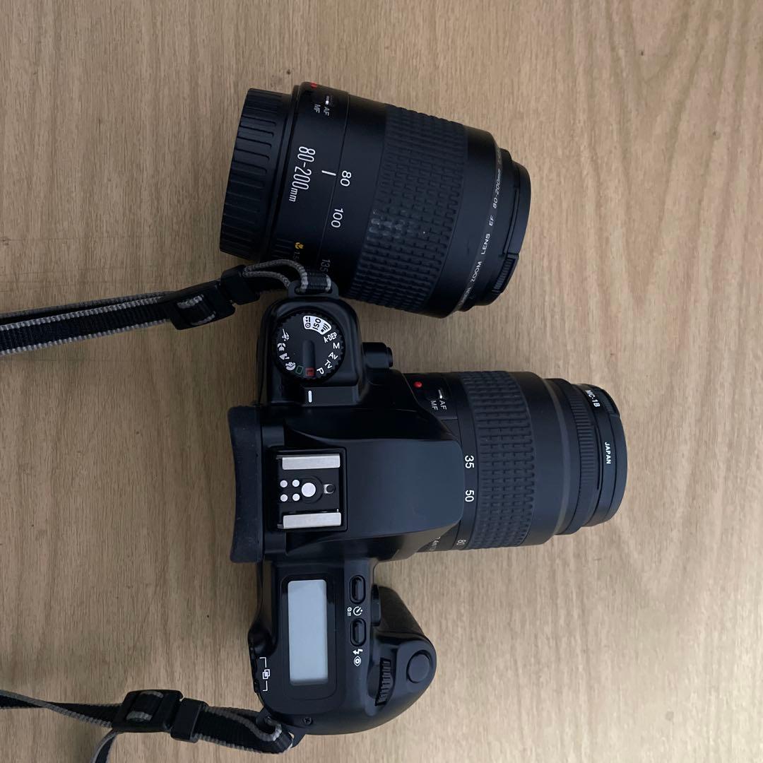 Canon EOS フィルム一眼レフカメラ + 80-200mmレンズ