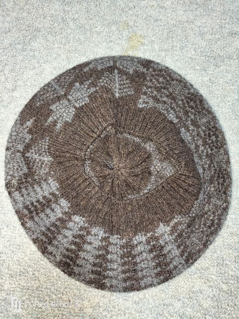 ニットベレー帽