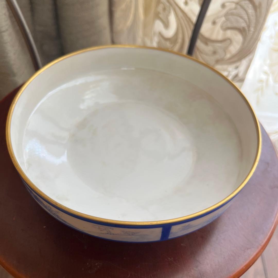 オールドノリタケ三つ脚浅めのボウル　珍しいお品物1910年代の輸出品ラスター？