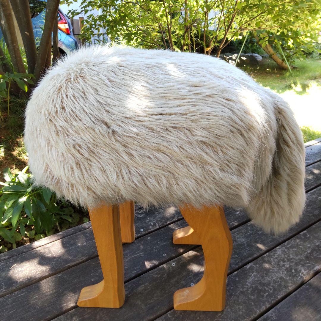 匠工芸　アニマルスツール　しっぽ