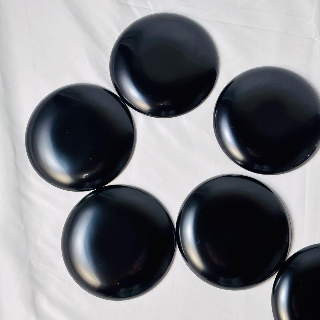 美品 輪島塗 銘々皿10客セット 共箱付 松金蒔絵 黒塗 漆器 和モダン