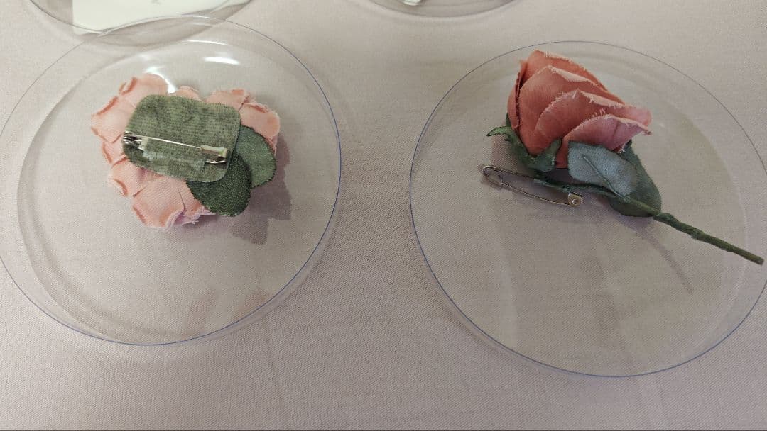 ピンクハウス　薔薇　コサージュ　2個セット 美品