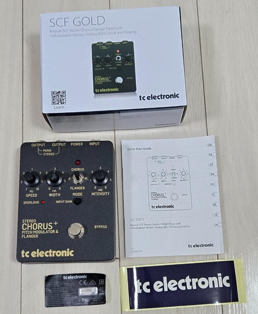 美品 tc electronic SCF GOLD／STEREO CHORUS