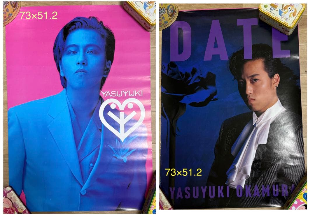 （超レア、美品、特大）岡村靖幸☆CDアルバム　特典☆特大　ポスター☆２枚