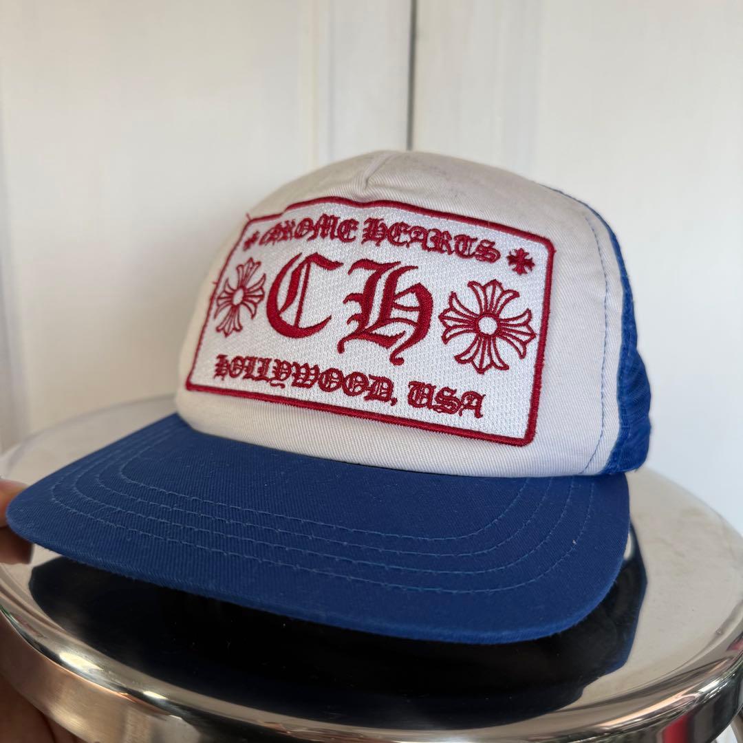 Chrome Hearts 刺繍ロゴ キャップ　トラッカーキャップ