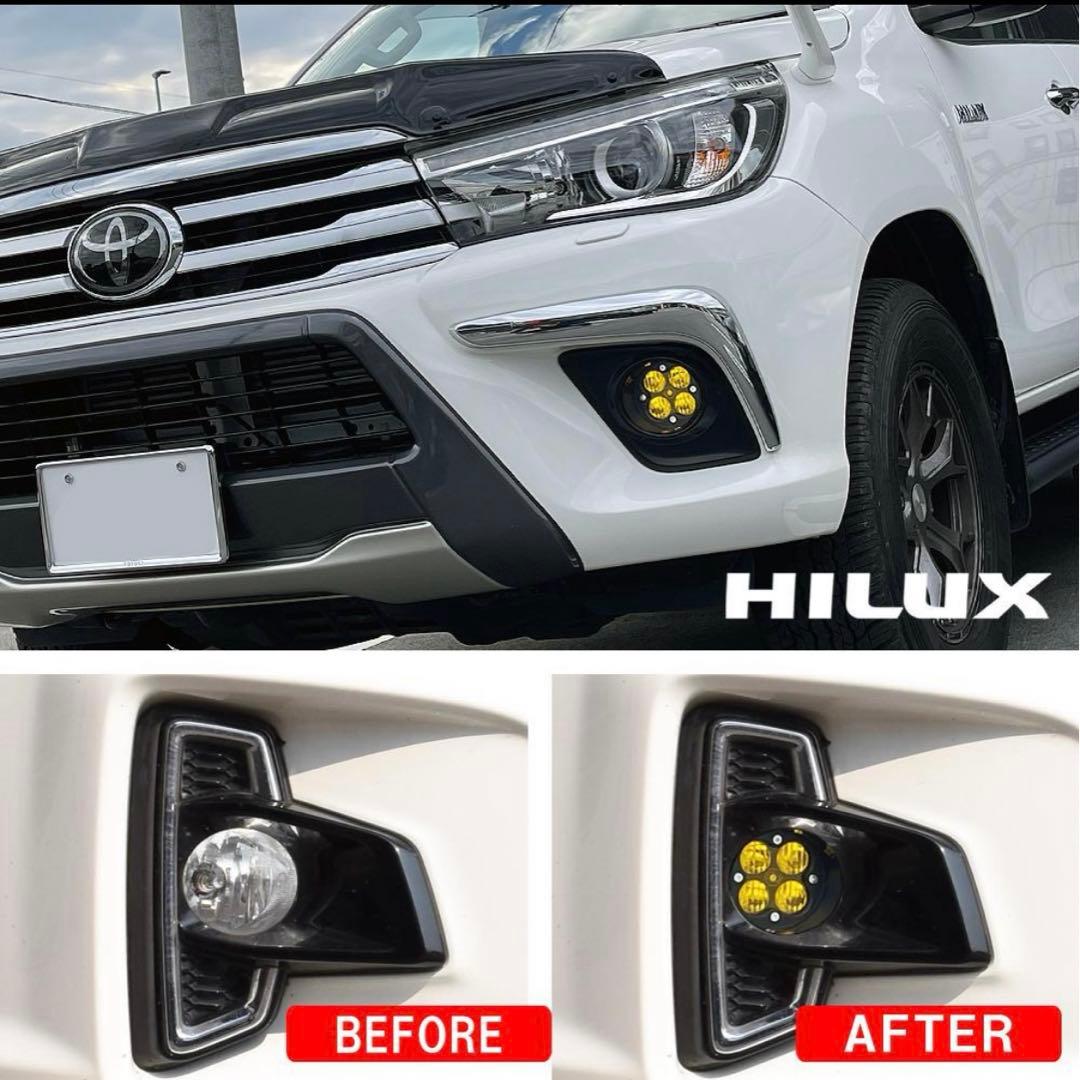 RAV4 LEDフォグランプ イエロー3000K 　ジムニー　調光機付き