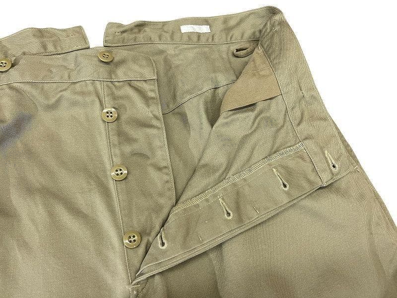 23ss 美品 コモリ X01-03029 シンチバック チノ オーバー パンツ