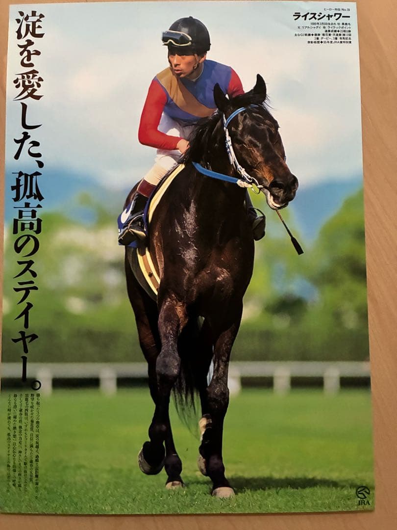 JRA ヒーロー列伝 ポスター 8枚セット NO.32〜39 ライスシャワー他