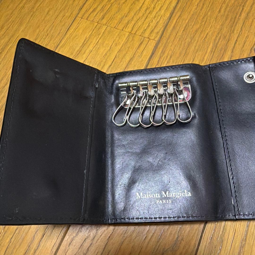 Maison Margiela 黒 レザー キーケース