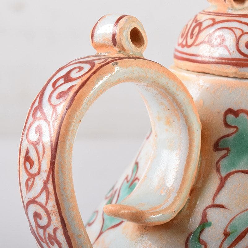 中国　呉須赤絵　花鳥文　執壷　水注瓶　C　R8154