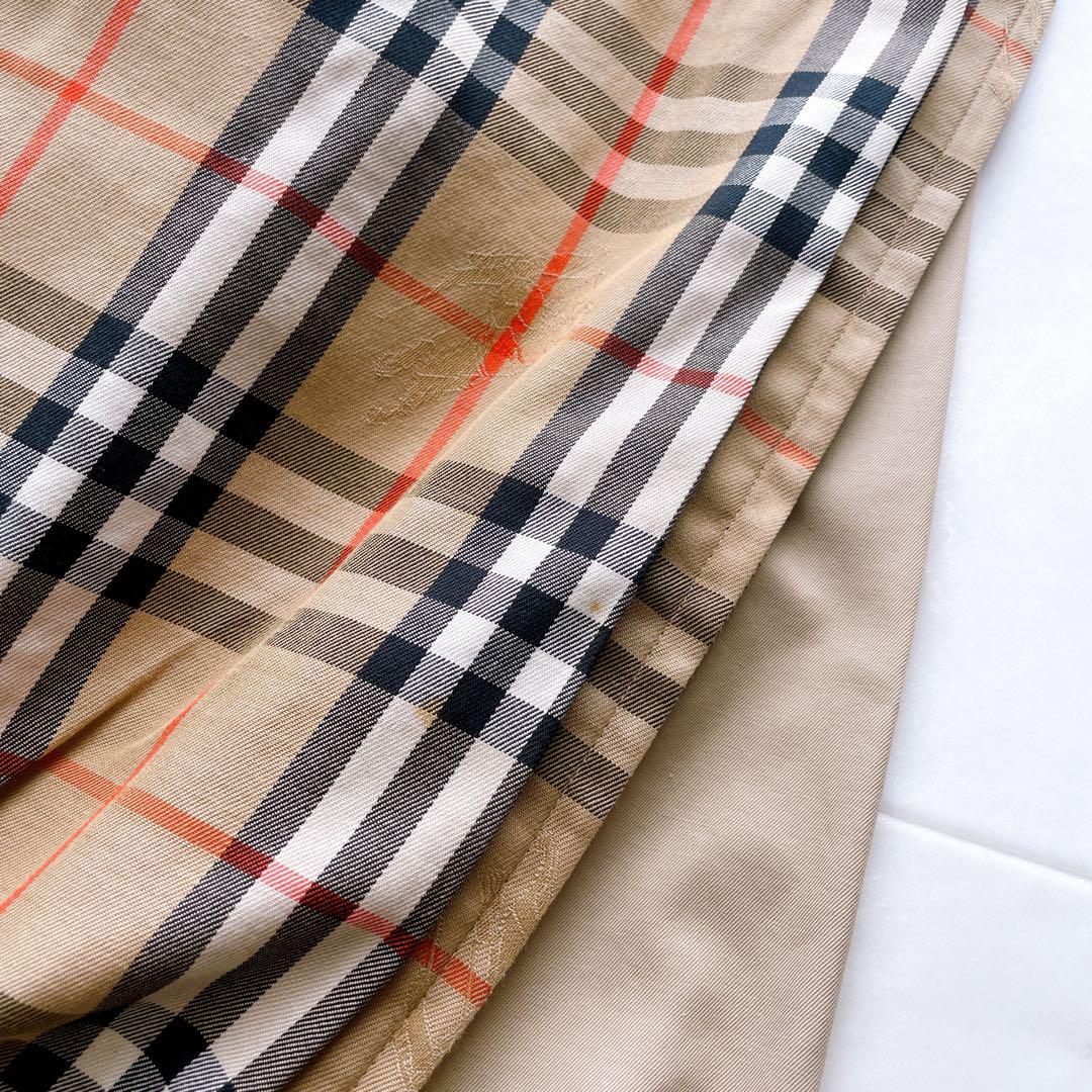 希少 バーバリー スイングトップ ノバチェック シャドーチェック ホース刺繍 M