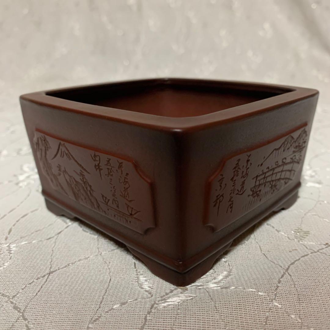 美芸　正方　盆栽鉢