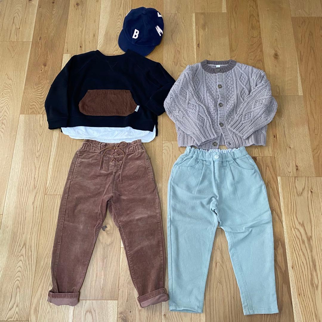 チョコ　男の子　まとめ売り　120② 秋冬〜春　&vis パンツ