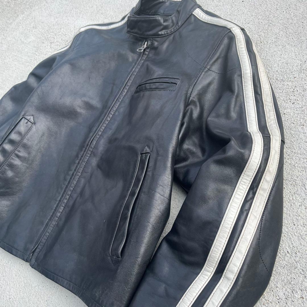 OLD GAP オールド　トラック　シングル　レザージャケット S相当