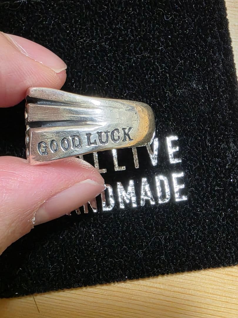 シルバー リング GOOD LUCK 19号