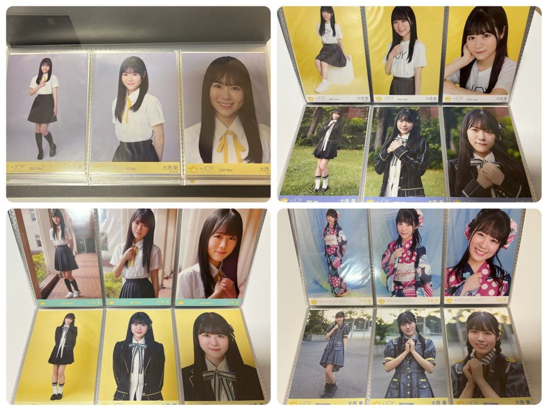 ニアジョイ　大西葵　フルコンプ　まとめ売り　直筆あり