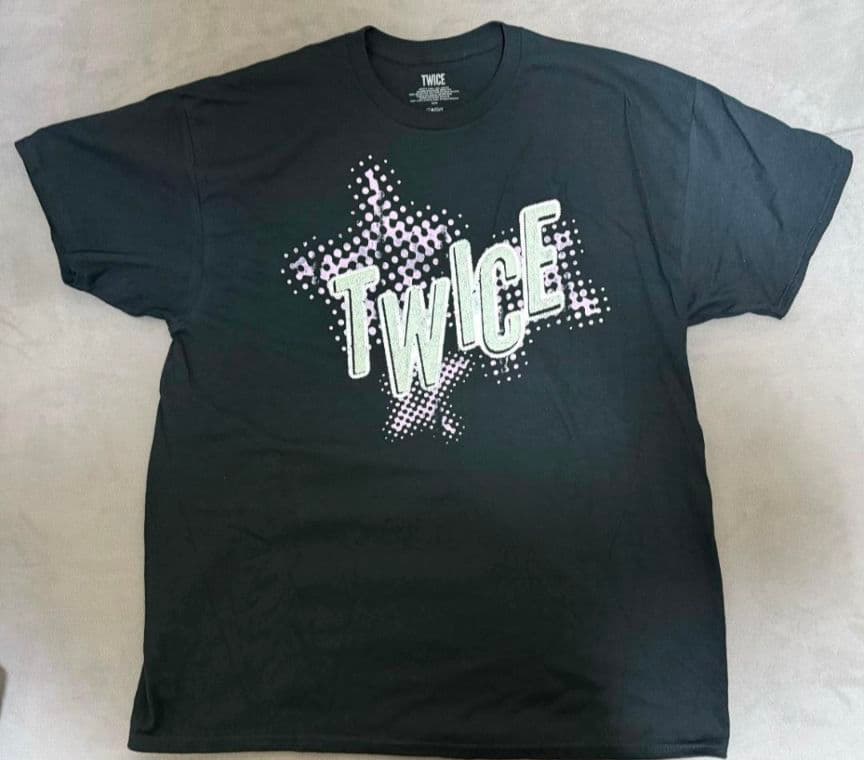 TWICE Lollapalooza 2025 ブラックTシャツ X L 新品