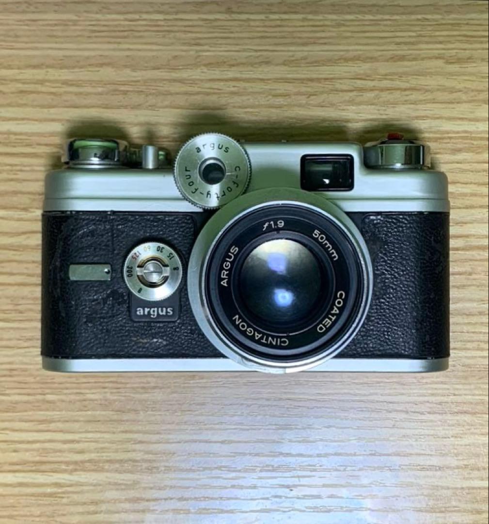 argus c-forty-four 50 f1.9 シャッターOK ジャンク