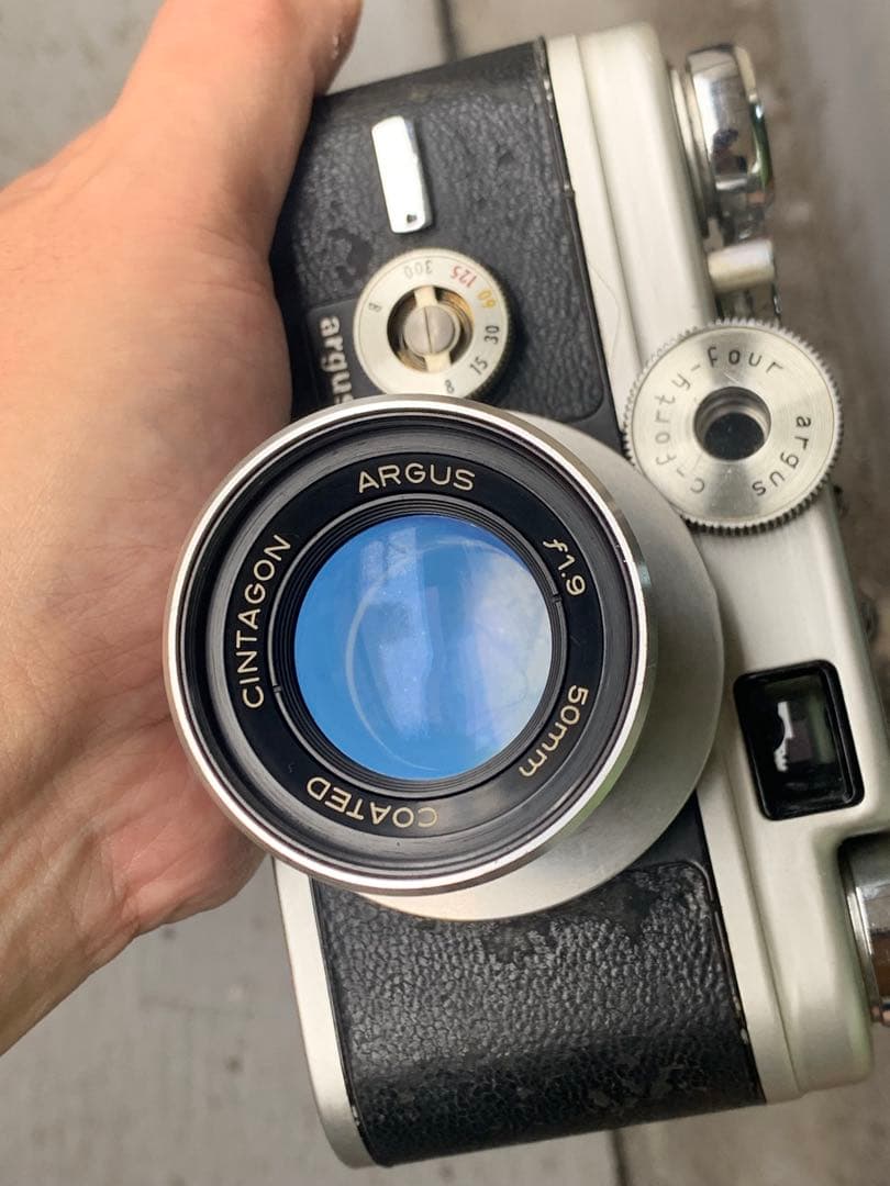 argus c-forty-four 50 f1.9 シャッターOK ジャンク