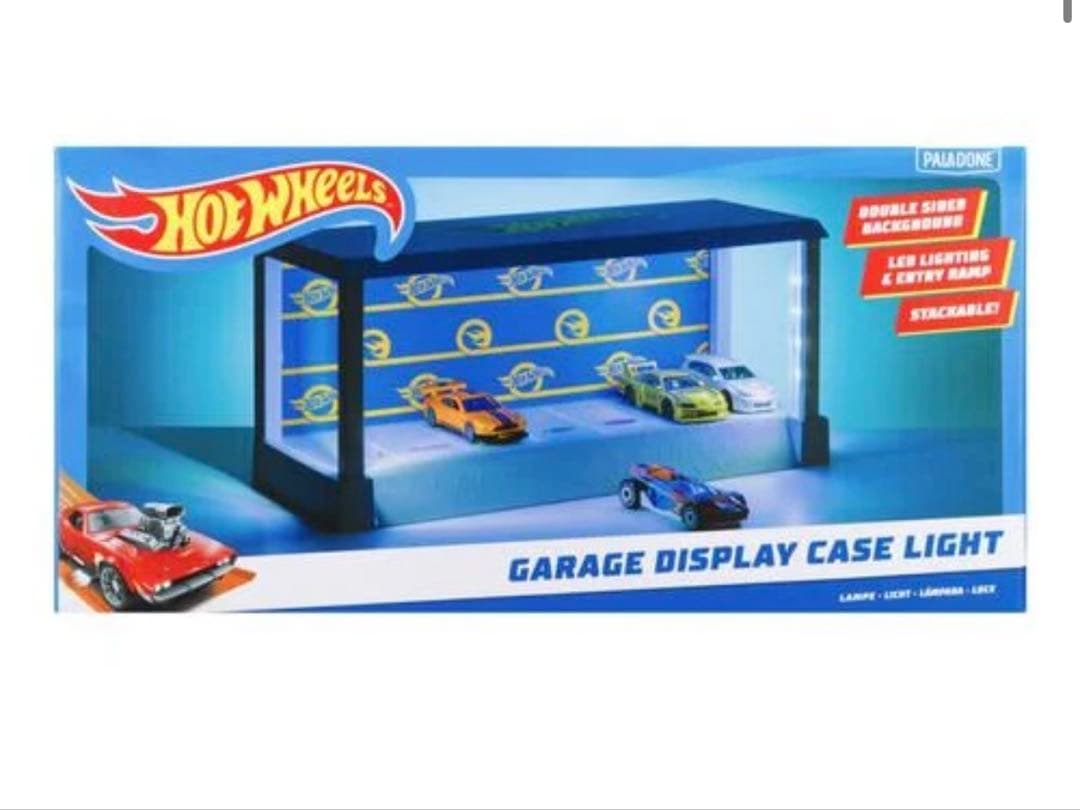 ホットウィール ガレージ ディスプレイケース ライト2個セット　おまけ付き