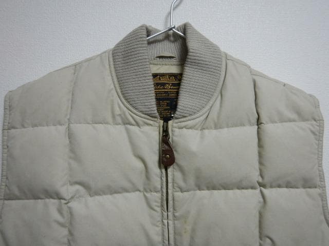 90s 80s エディーバウアー ダウンベスト Eddie Bauer 黒タグ