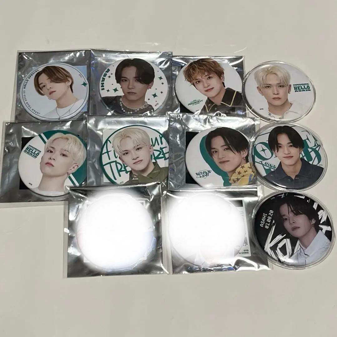 treasure アサヒ 缶バッジ