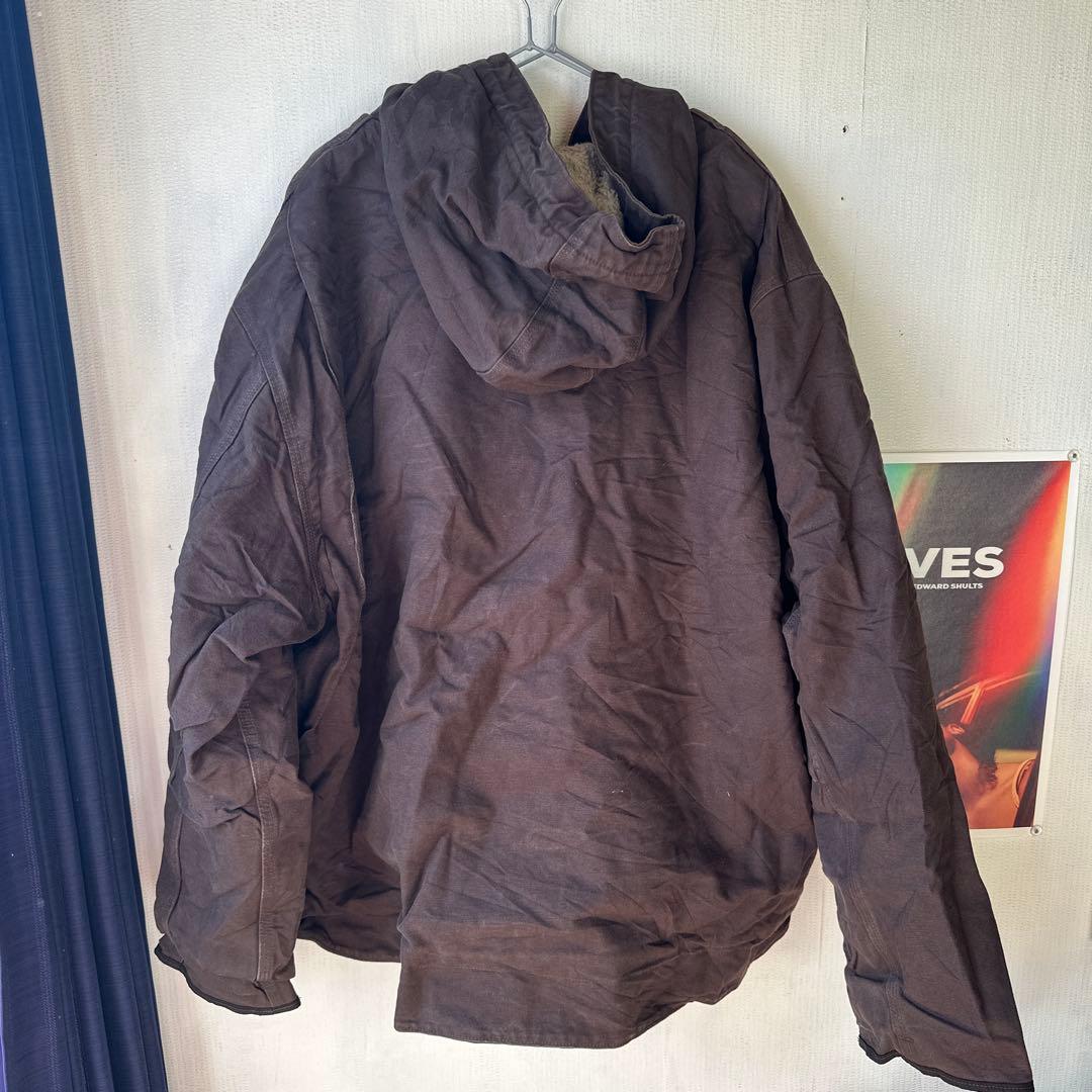 レブルCarhartt アクティブジャケットフード付き 4XL ブラウン