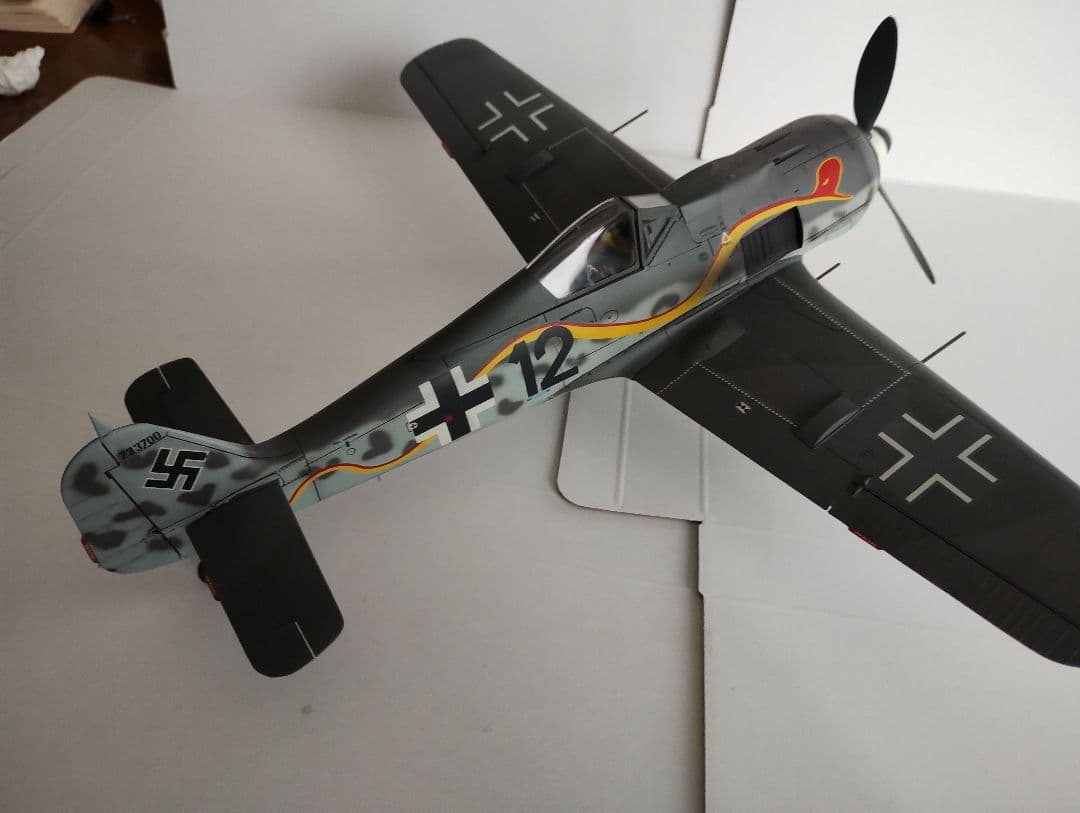 プラモデル完成機　1/32　フォッケウルフFw190A-8