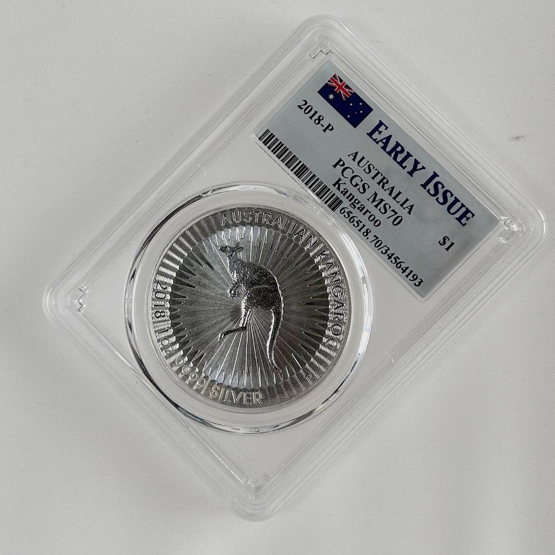 2018年オーストラリアカンガルーPCGS MS70 EARLYISSUE
