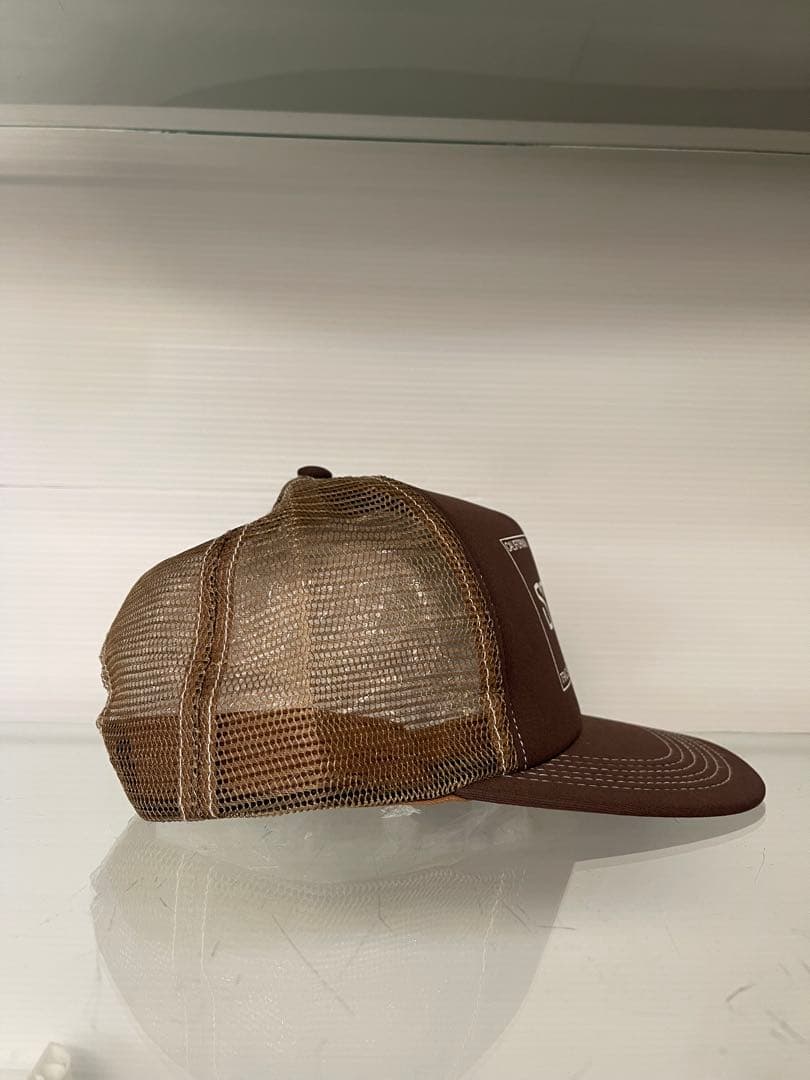 STÜSSY ブラウン ビンテージ　メッシュキャップ新品、送料込み！