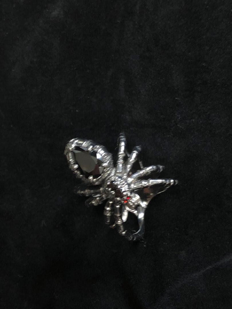 trygodトライゴッド 7万蜘蛛スパイダーオニキスリング希少