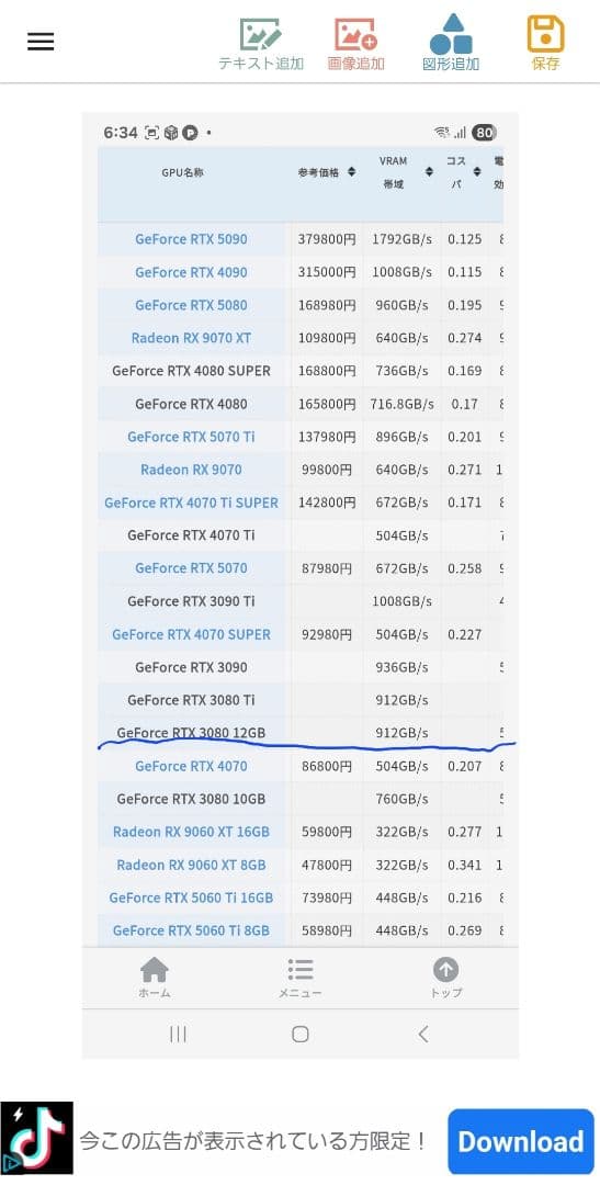 MSI GeForce RTX 3080 Ventus 3X Plus OC版