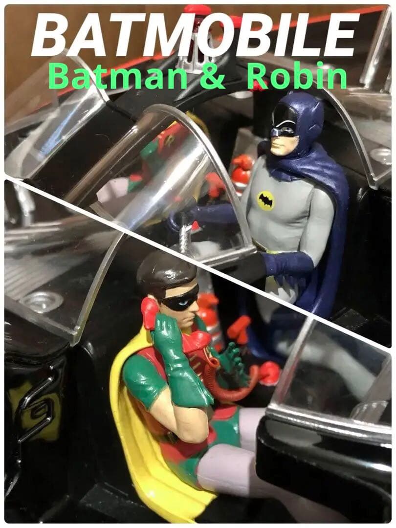 ★絶版！￼ マテル 1/18 バットモービルTV版フィギュア付