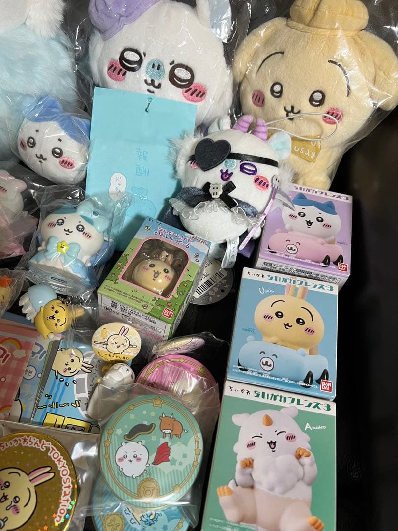 【匿名配送】　ちいかわ　ぬいぐるみ　うさぎ　ハチワレ　モモンガ　まとめ売り