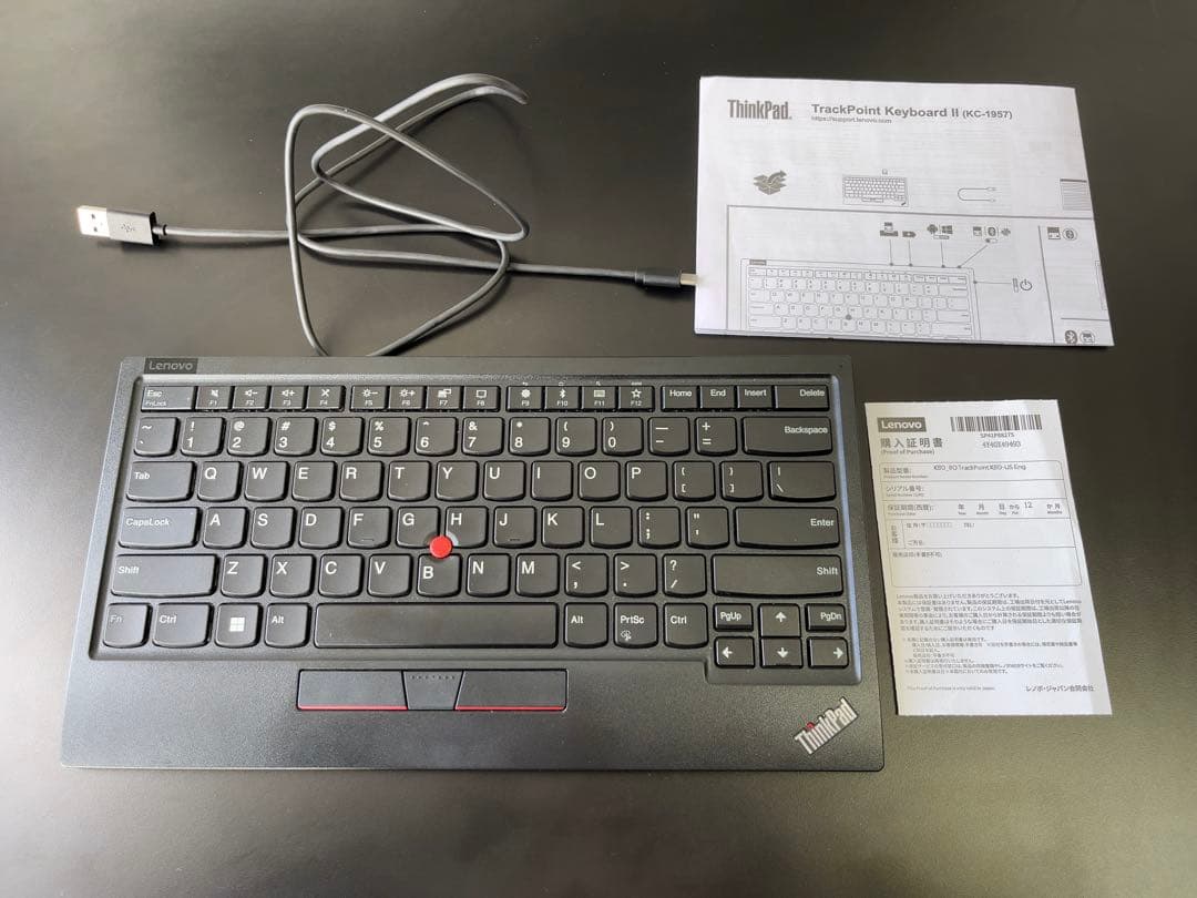 ThinkPad トラックポイント キーボード II US配列
