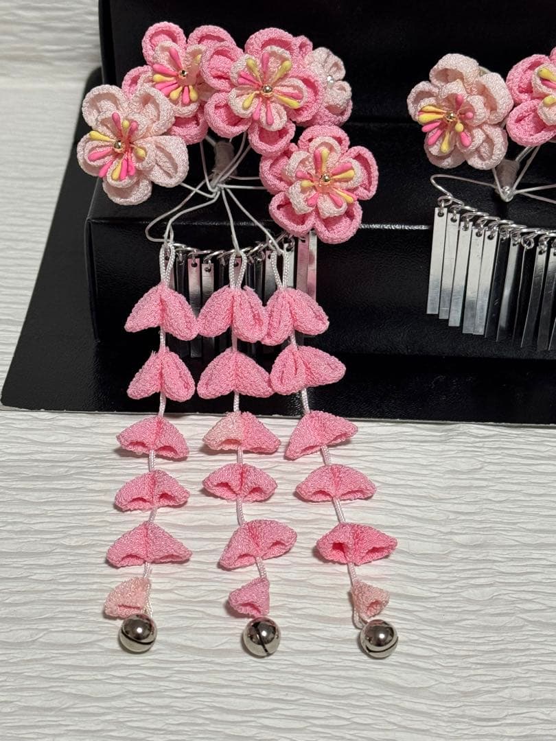 七五三　勝山かんざし　かのこ・ちんころ　ピンク