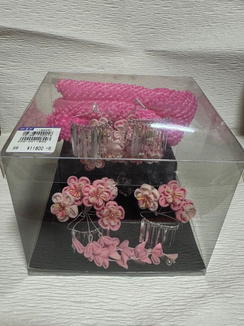 七五三　勝山かんざし　かのこ・ちんころ　ピンク