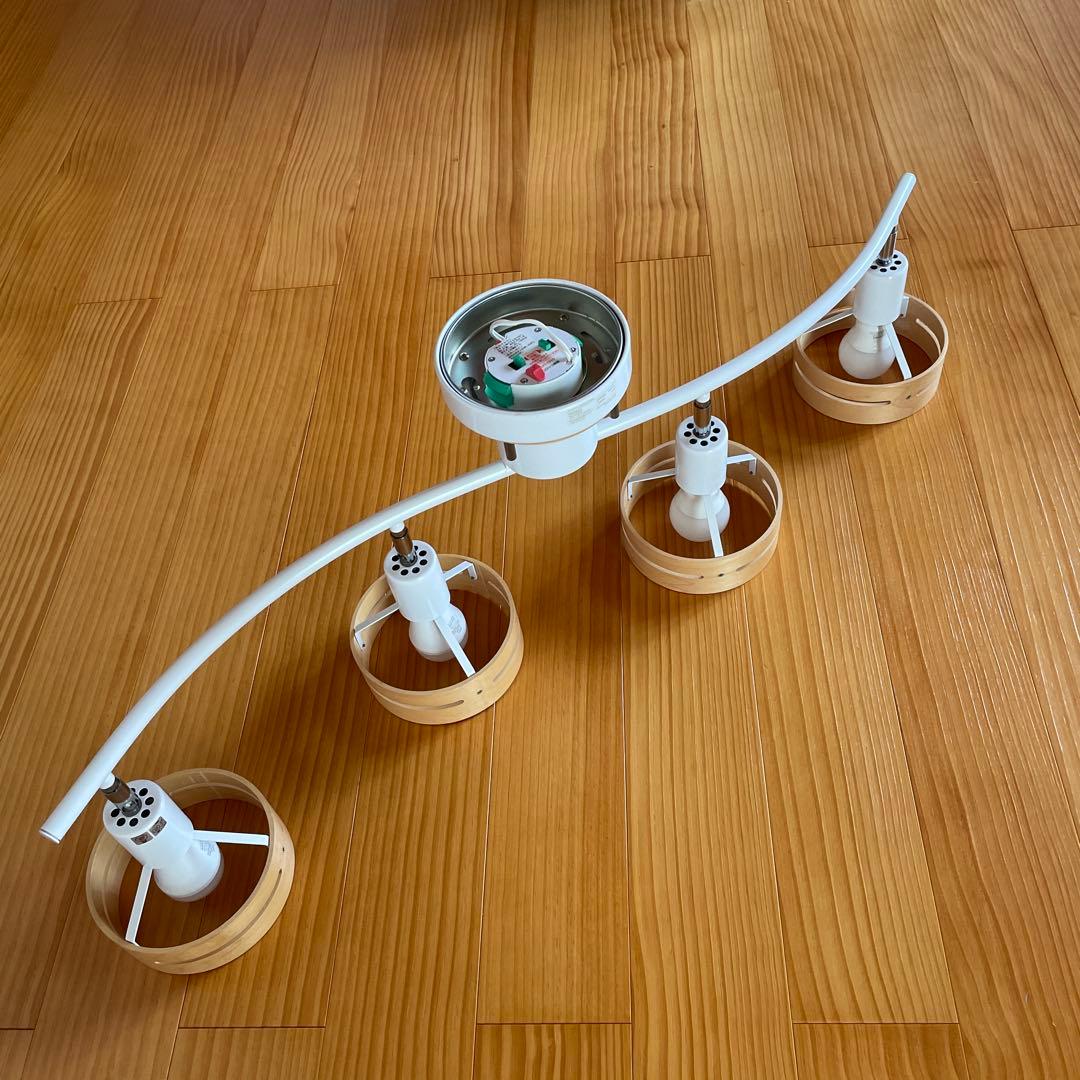 インターフォルムArcheシーリングライト4灯　ホワイト