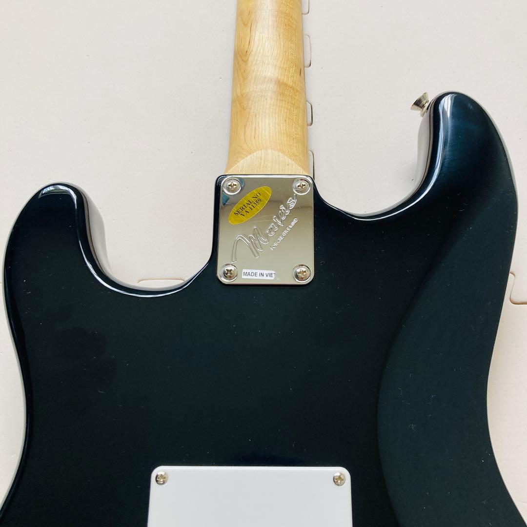 Mavis　メイビス　エレキギター　ストラトキャスター　ブラック　ソフトケース付