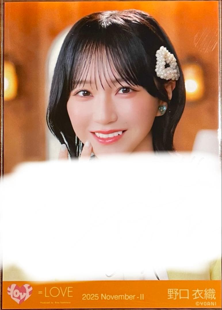 【即日匿名配送】イコラブ 野口衣織 木漏れ日メゾフォルテ ヨリ 直筆