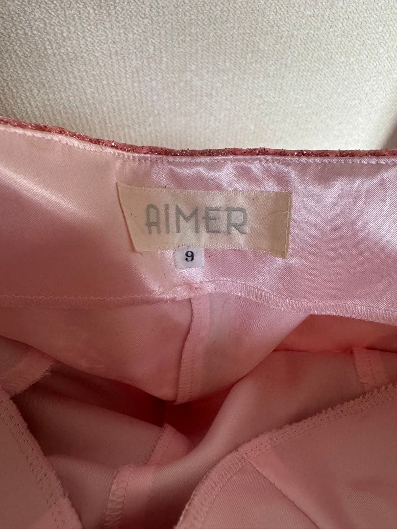 AIMER エメ　ピンク ドレス　演奏会　結婚式