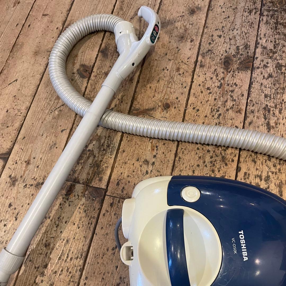 可動品　TOSHIBA 紙パック式クリーナー　VC-D50K 掃除機　昭和