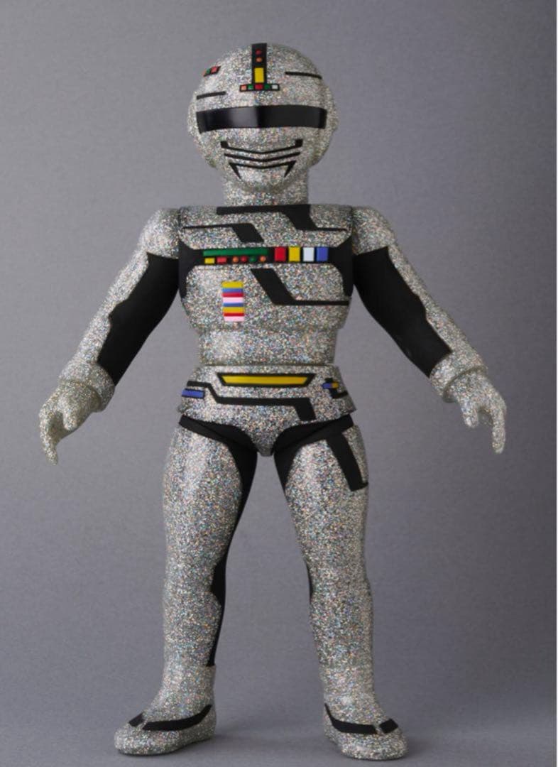 昭和レトロ　東映レトロソフビコレクション ギャバン（蒸着Ver.）透明ラメソフビ