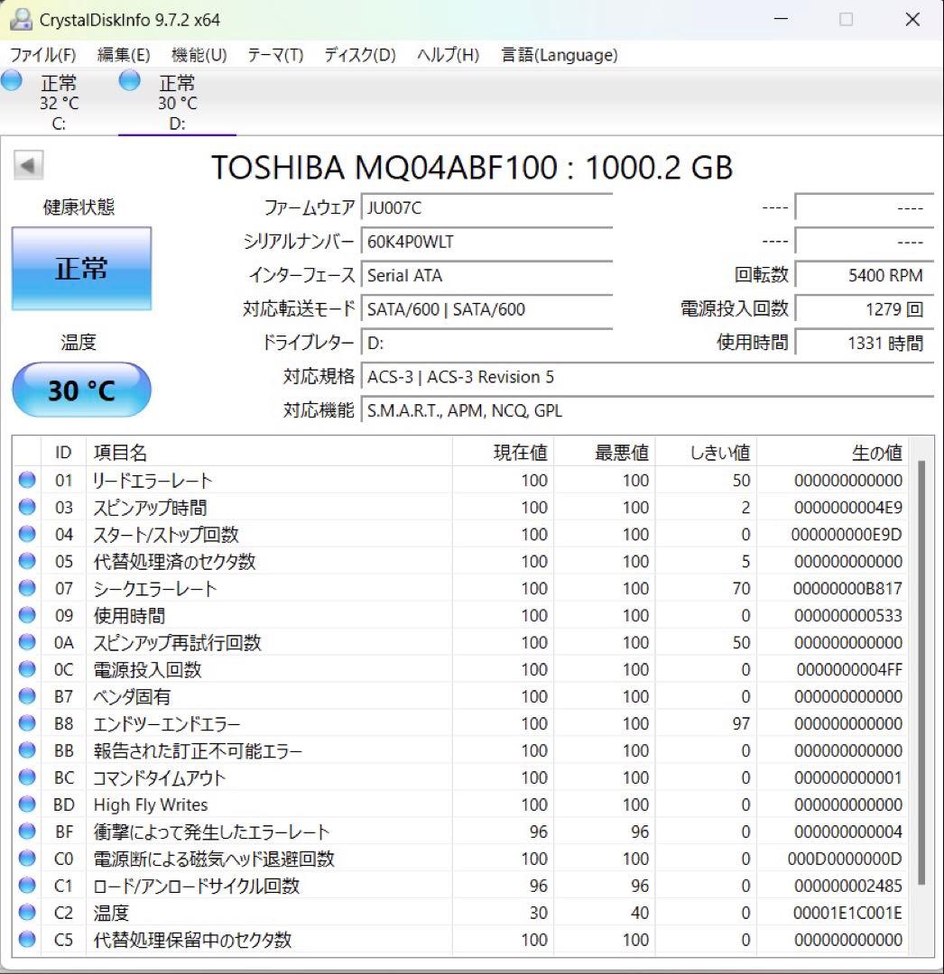 HP pavilion Laptop15-cs3141tx 【Core i 7】